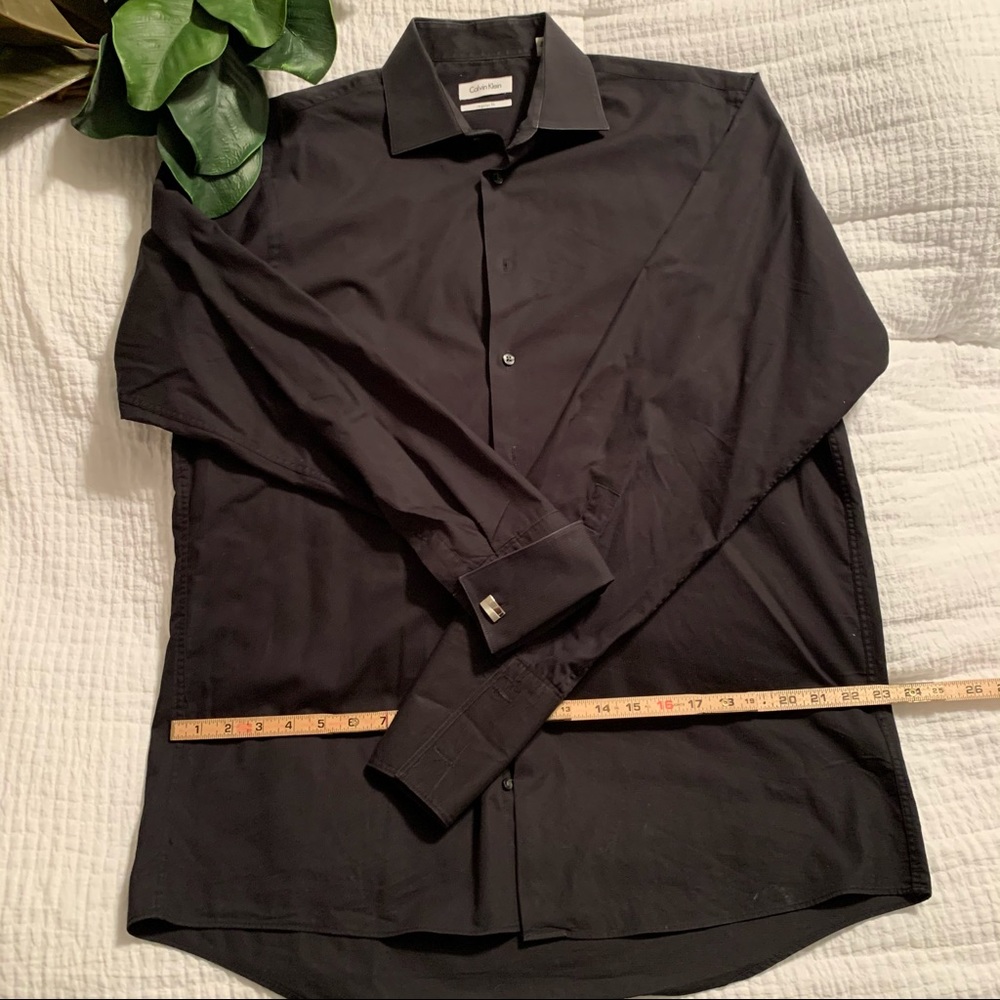 Men’s CALVIN KLEIN French cuff dress shirt. 16”